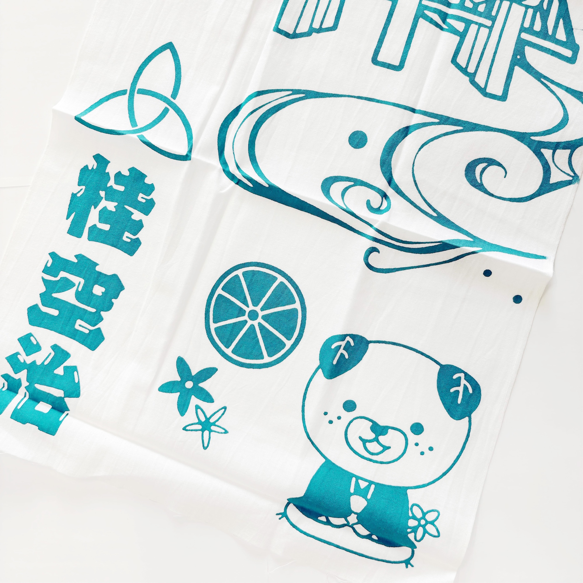 桂空治　手ぬぐい（みきゃんコラボ）　　　　　